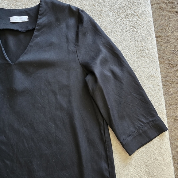 Oak + Fort 3/4 sleeve shift dress size small - Picture 6 of 14